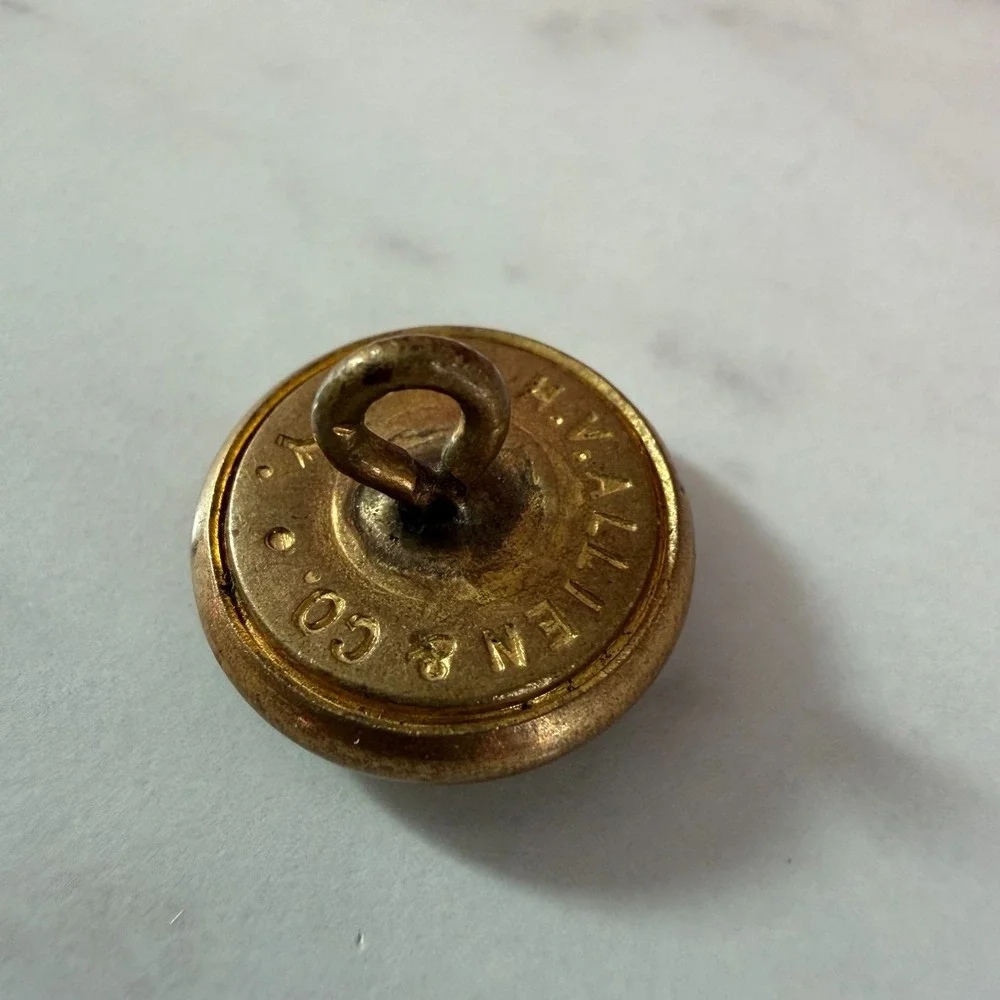 Cadet USMA West Point HV Allien & Co‎ NY Uniform Button 5/8 in Military Academy